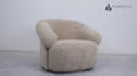 Brevik Upholstered Accent Chair with Fixed Base
