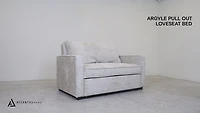 Argyle Pull Out Loveseat Bed