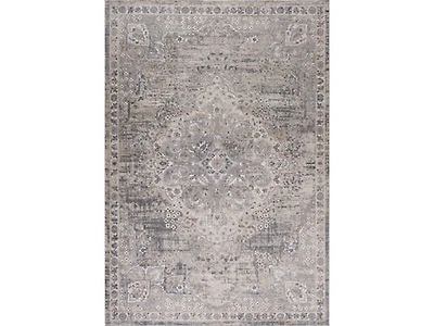 Rio Grey Abstract Swirl Area Rug