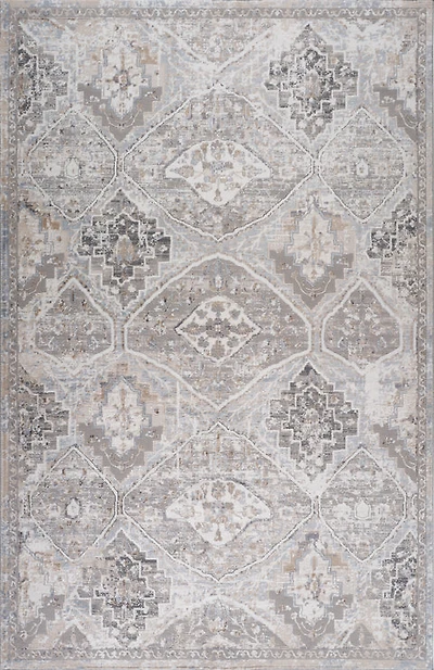 Rio Beige Diamond Trellis Area Rug