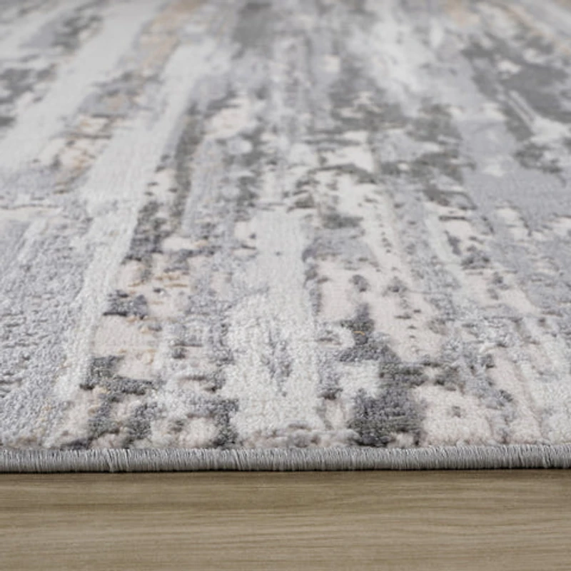 Rio Elegant Beige Abstract Area Rug