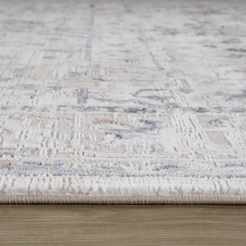 Rio Beige Abstract Lines Area Rug