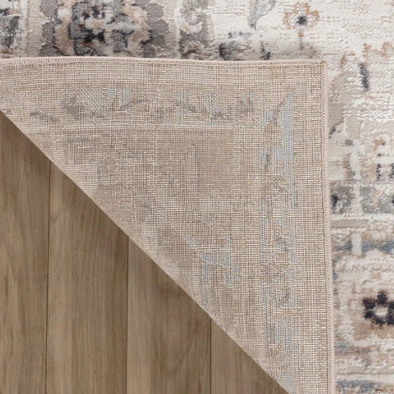 Rio Beige Abstract Lines Area Rug
