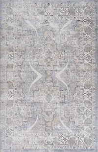 Rio Grey Linear Modern Area Rug
