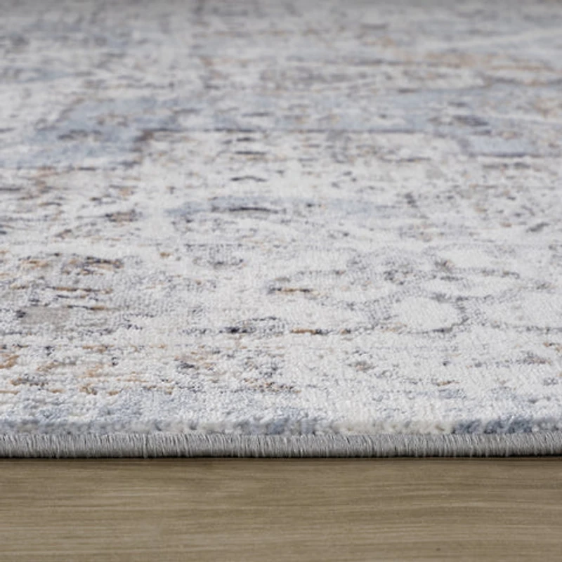 Rio Grey Linear Modern Area Rug