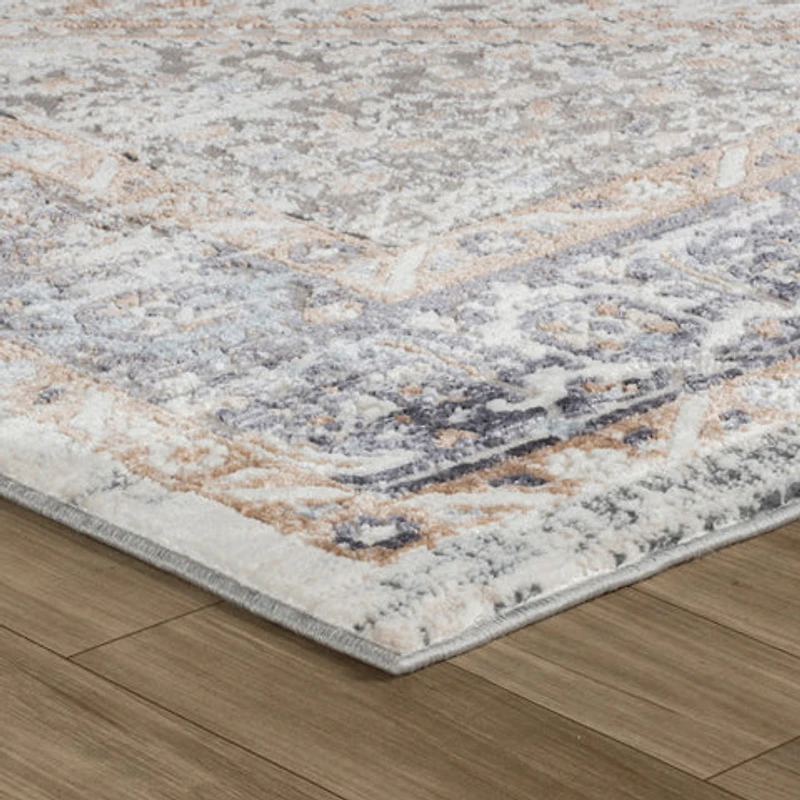Rio Grey Contemporary Textured Area Rug