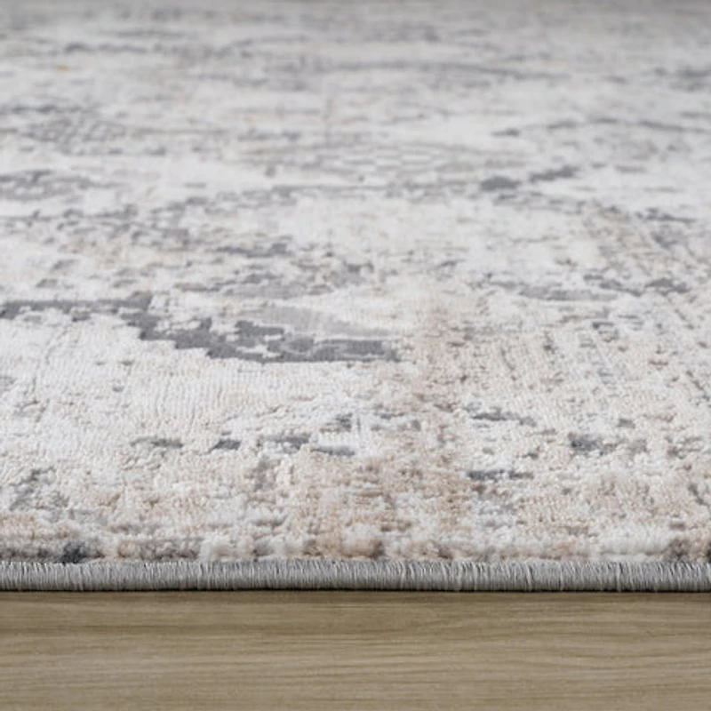 Rio Beige Classic Patchwork Area Rug