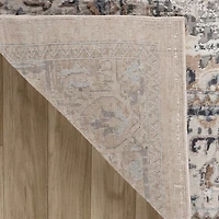 Rio Minimalist Beige Striped Area Rug
