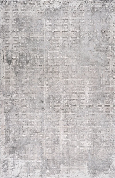 Modern Geometric Trellis Area Rug – 7' x 10'