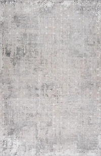 Rio Contemporary Grey Lattice Area Rug