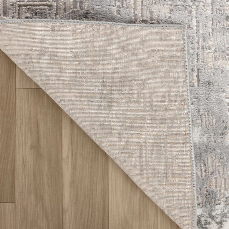 Rio Contemporary Grey Lattice Area Rug