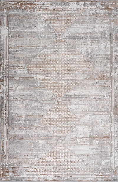 Rio Modern Brown Geometric Area Rug