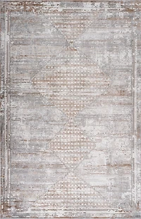 Rio Modern Brown Geometric Area Rug