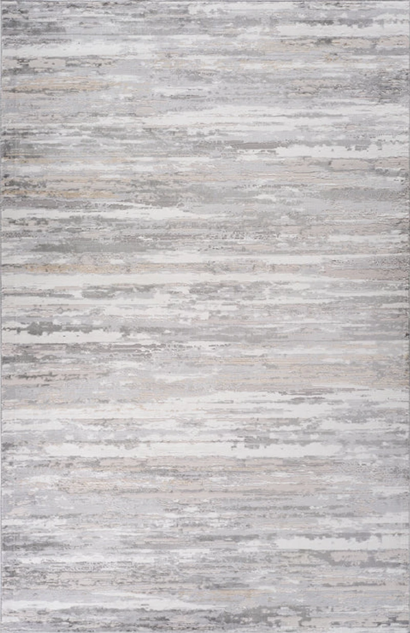 Rio Grey Abstract Lines Area Rug