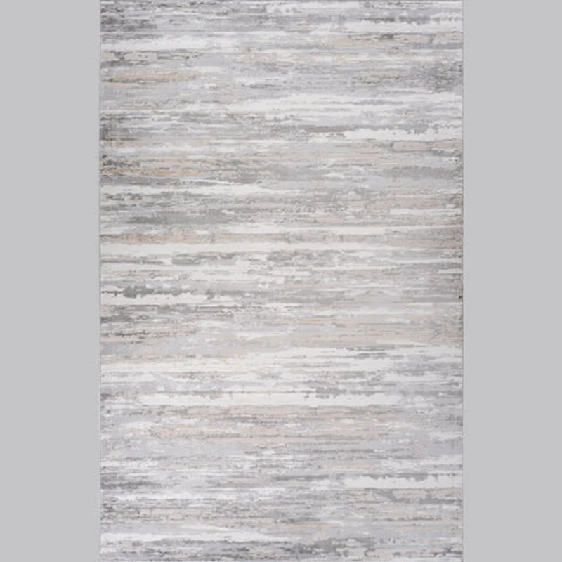 Rio Grey Abstract Lines Area Rug