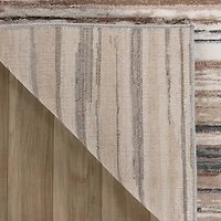 Rio Grey Abstract Lines Area Rug