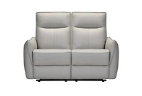 Skye Leather Power Recliner Loveseat
