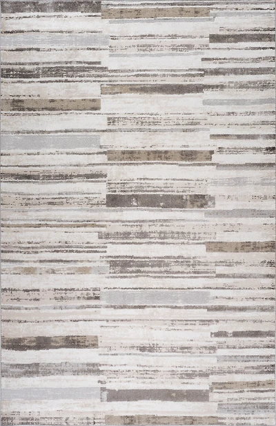 Siena Contemporary White Textured Area Rug