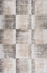 Siena Modern Beige Geometric Area Rug