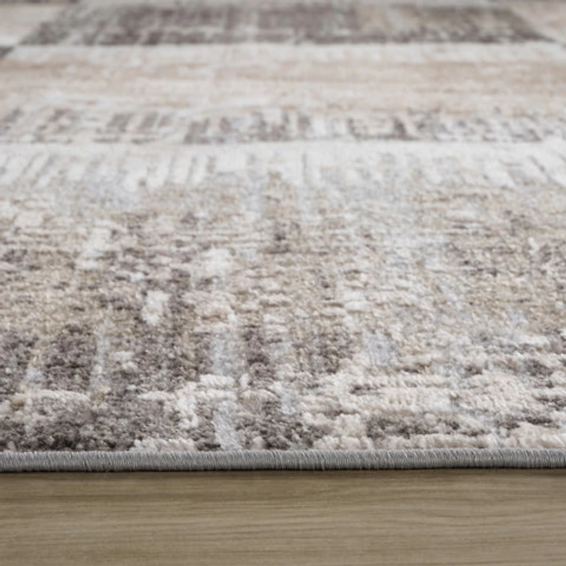 Siena Modern Beige Geometric Area Rug