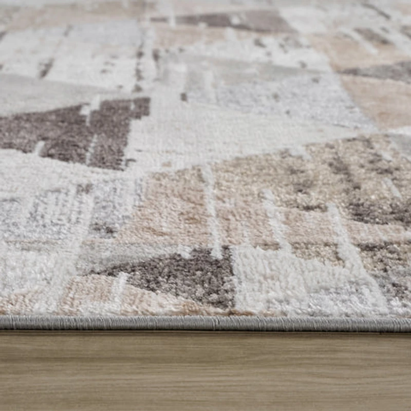 Siena White Vintage Distressed Area Rug