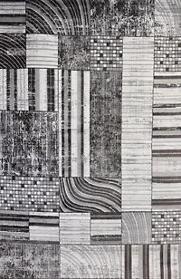Siena Grey Modern Textured Area Rug