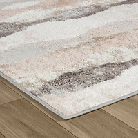 Siena White Geometric Modern Area Rug