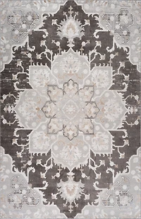 Siena Grey Abstract Modern Area Rug