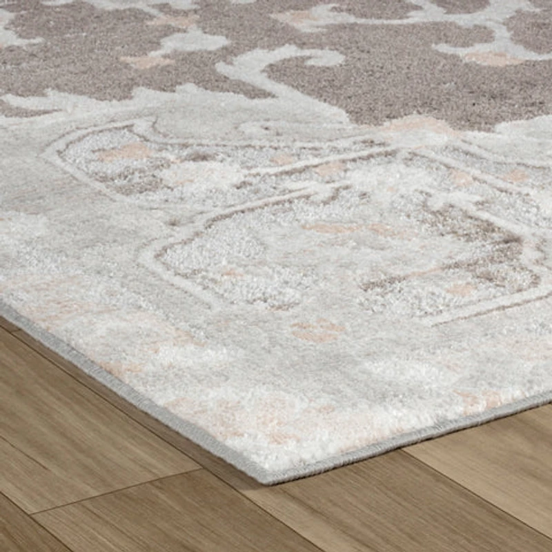 Siena Grey Abstract Modern Area Rug