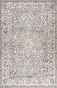 Siena Soft Touch White Floral Rug