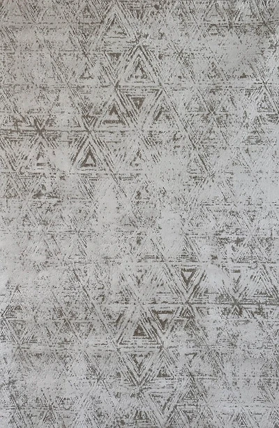 Siena White Elegant Floral Area Rug