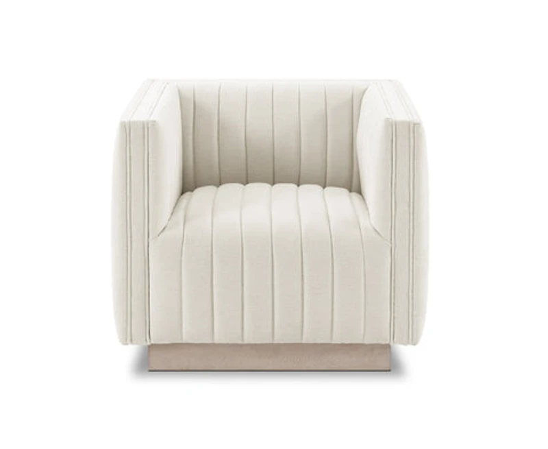 Elba Mid Century Chair - Tuscany Cream