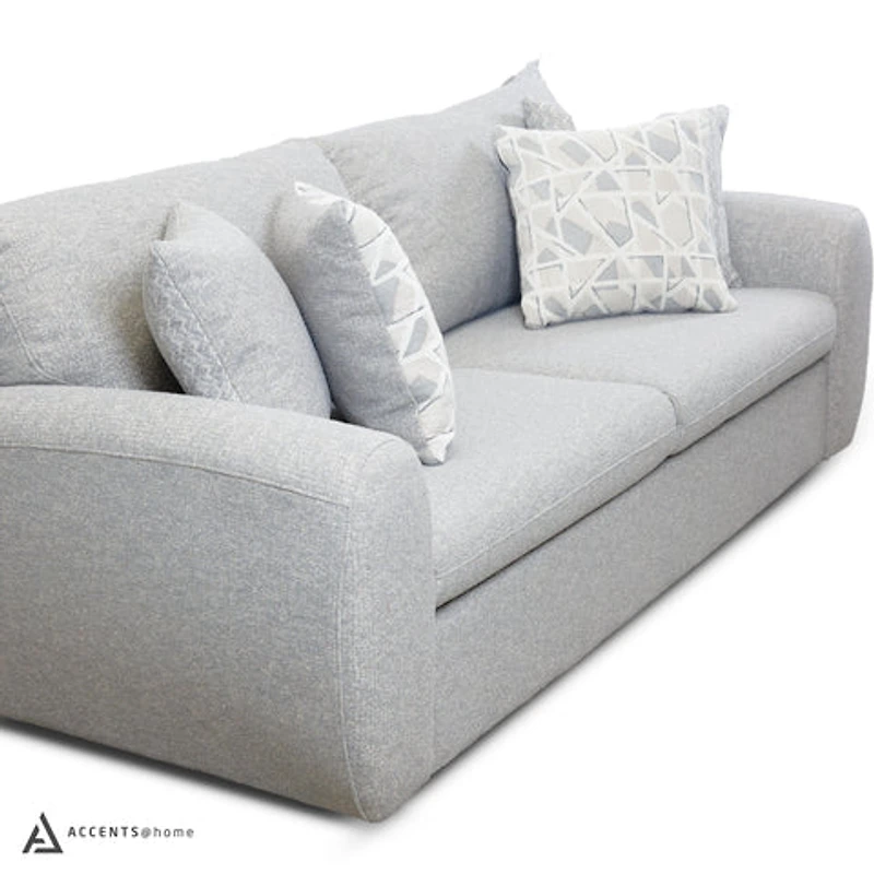 Gino Condo Sofa with 4 Toss Pillows
