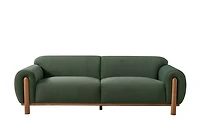 Elowen Sofa - Green Velvet