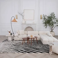 Terra Cream Medallion Vintage Area Rug