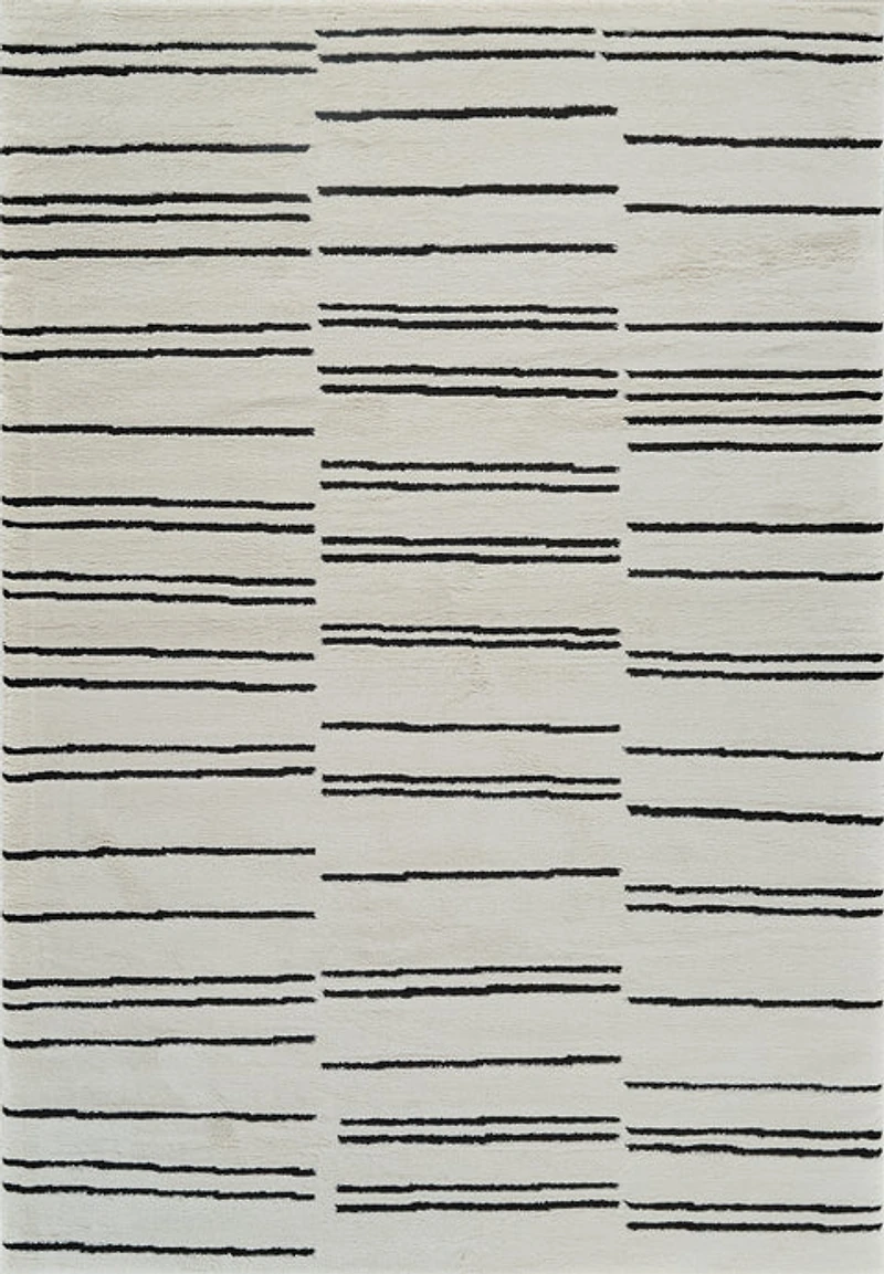 Terra Cream Geometric Trellis Area Rug