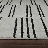 Terra Cream Linear Stripe Rug – 5x8