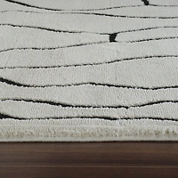 Terra Cream Modern Lattice Area Rug