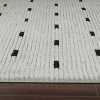 Terra Cream Textured Modern Area Rug