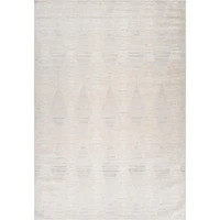 Tulum Cream Tribal Diamond Area Rug