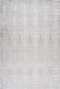 Tulum Grey Diamond-Inspired Area Rug