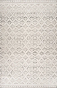 Tulum Beige Abstract Lines Area Rug