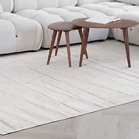 Tulum Beige Boho Diamond Area Rug