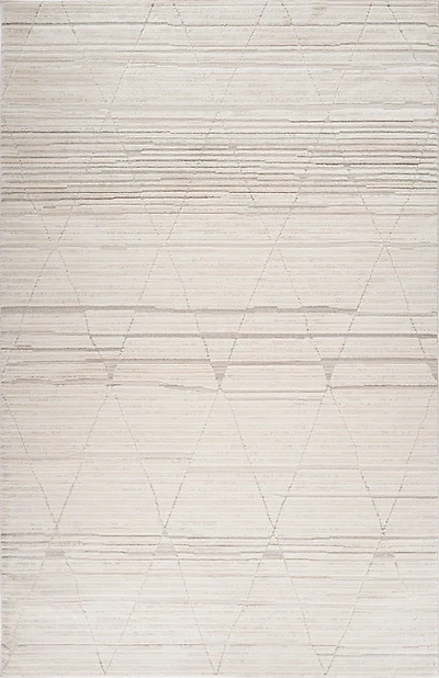 Tulum Beige Boho Diamond Area Rug