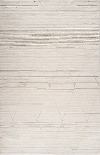 Tulum Beige Boho Diamond Area Rug