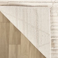 Tulum Beige Boho Diamond Area Rug