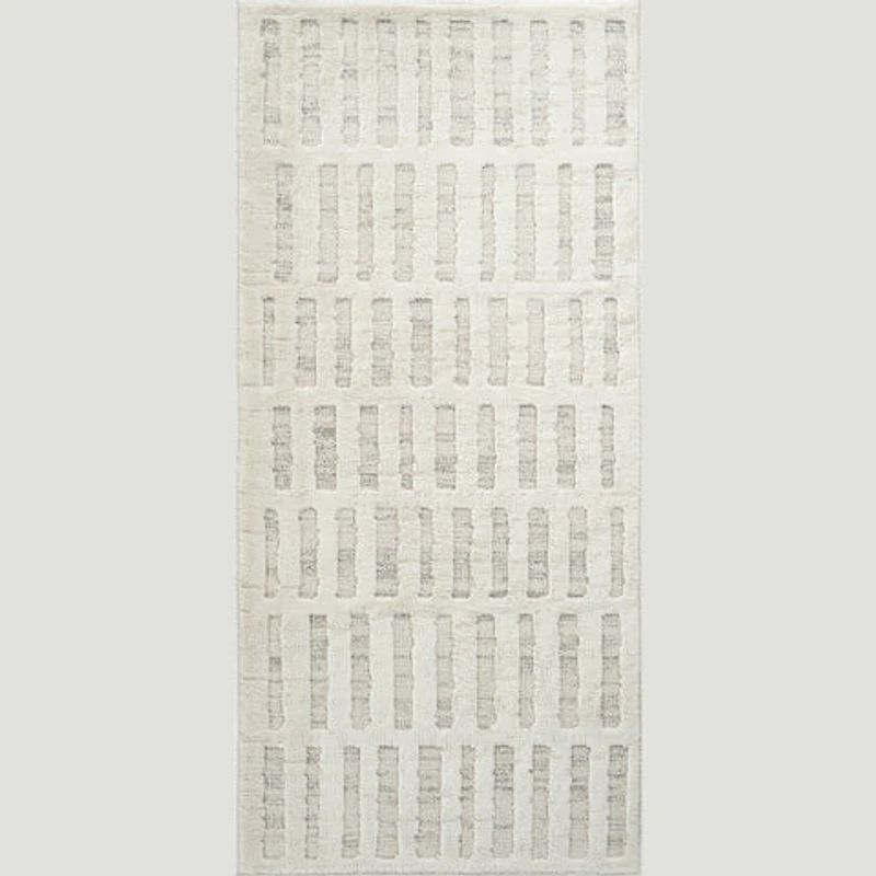 Tulum Beige Abstract Tribal Area Rug