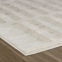 Tulum Beige Abstract Tribal Area Rug