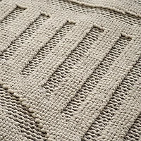 Utopia Grey Modern Wavy Lines Area Rug