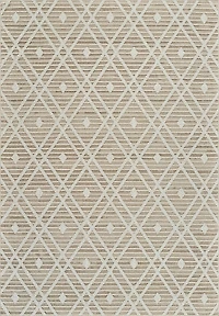 Utopia Brown Diamond Modern Area Rug – 5' x 8'